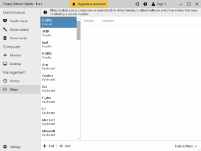 Screenshot of the application Driver Fusion - #3