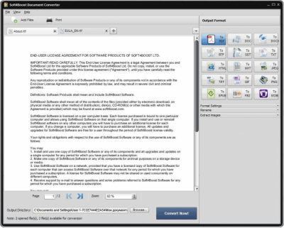 Screenshot of the application Soft4Boost Document Converter - #1