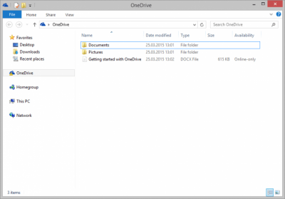 Screenshot of the application Microsoft OneDrive - #2