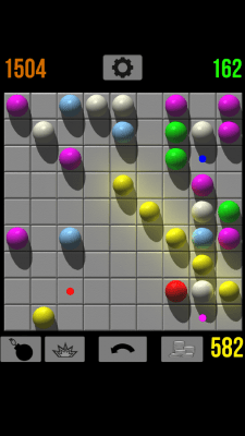 Screenshot of the application Extra Lines - #5