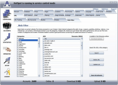 Screenshot of the application Antamedia Hotspot - #3
