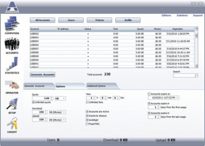 Screenshot of the application Antamedia Hotspot - #4