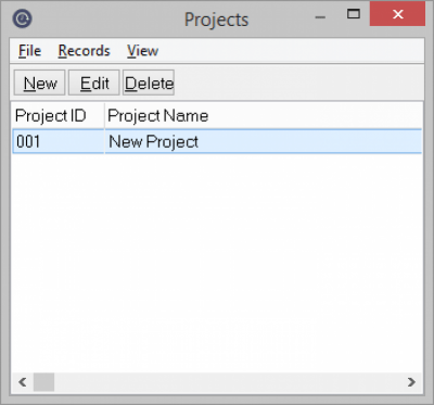Screenshot of the application tickie - #3