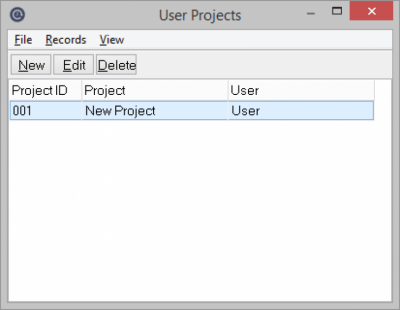Screenshot of the application tickie - #4