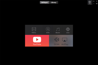 Screenshot of the application 5KPlayer - #1