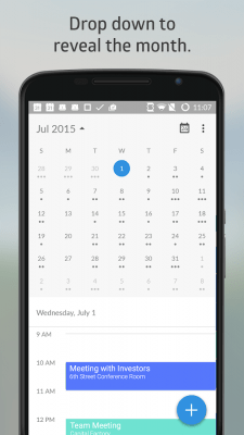 Screenshot of the application Boxer Calendar - #5