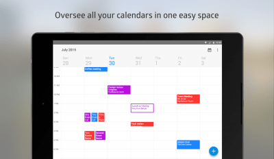 Screenshot of the application Boxer Calendar - #7