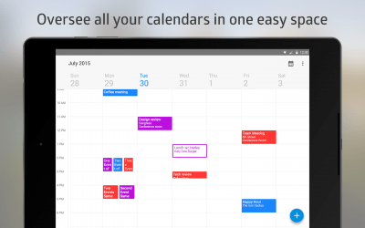 Screenshot of the application Boxer Calendar - #11