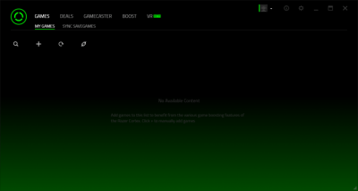 Screenshot of the application Razer Cortex Game Booster - #1