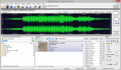 Screenshot of the application MP3 Stream Editor - #4