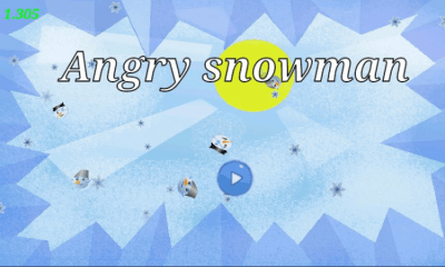 Screenshot of the application Angry snowman - #4