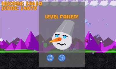 Screenshot of the application Angry snowman - #5
