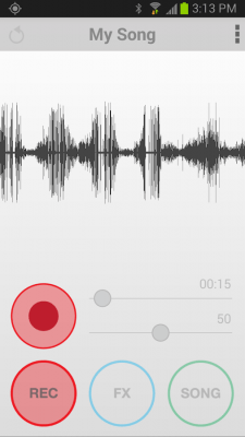 Screenshot of the application EZ Voice - #3