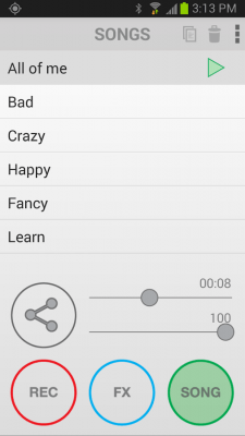 Screenshot of the application EZ Voice - #5
