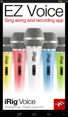 Screenshot of the application EZ Voice - #11