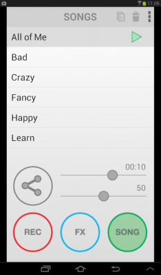 Screenshot of the application EZ Voice - #15
