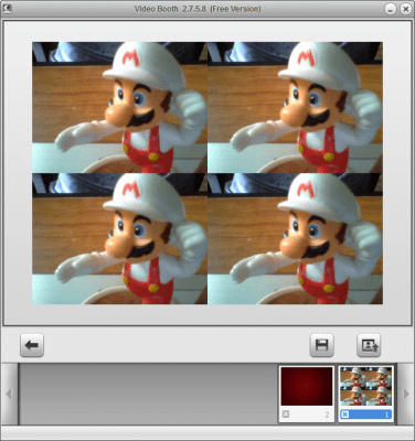 Screenshot of the application Video Booth - #3