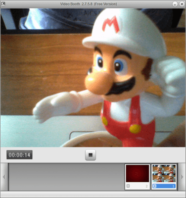 Screenshot of the application Video Booth - #4