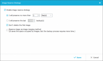 Screenshot of the application EaseUS Todo Backup Free - #5