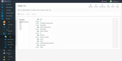 Screenshot of the application CleverControl Personnel Control - #3