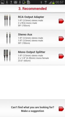 Screenshot of the application iLine Cable Kit - #4