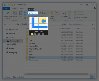 Screenshot of the application Snipaste - #4