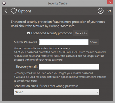 Screenshot of the application ZenR Notes - #5