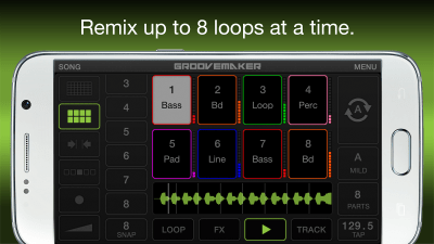 Screenshot of the application GrooveMaker 2 Free - #2