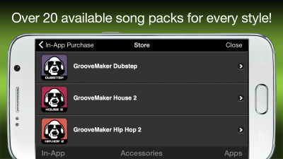Screenshot of the application GrooveMaker 2 Free - #4