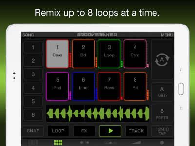 Screenshot of the application GrooveMaker 2 Free - #7
