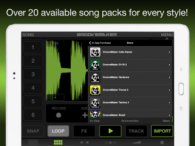 Screenshot of the application GrooveMaker 2 Free - #14