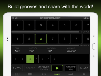 Screenshot of the application GrooveMaker 2 Free - #15