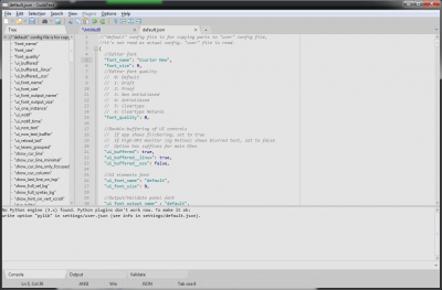 Screenshot of the application CudaText - #3