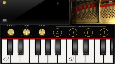 Screenshot of the application iGrand Piano Free - #4