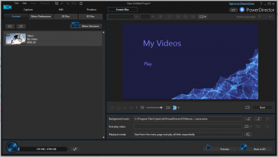 Screenshot of the application CyberLink PowerDirector - #1