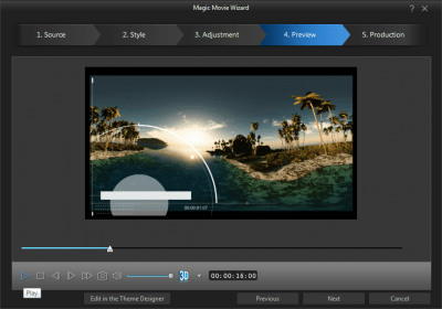 Screenshot of the application CyberLink PowerDirector - #8