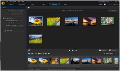 Screenshot of the application CyberLink PhotoDirector - #3