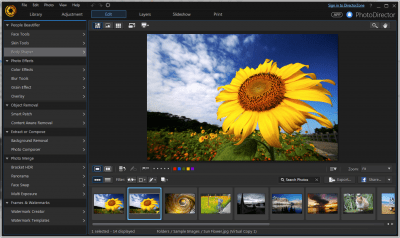 Screenshot of the application CyberLink PhotoDirector - #4