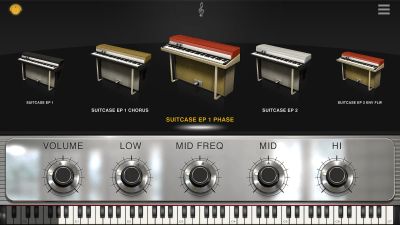 Screenshot of the application iLectric Piano Free - #3