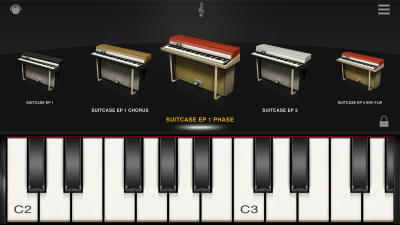 Screenshot of the application iLectric Piano Free - #5