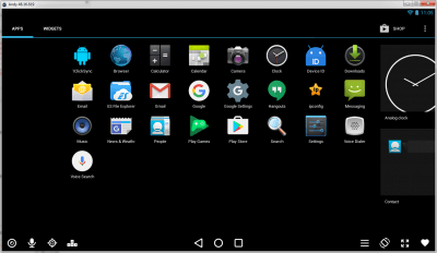 Screenshot of the application Andy - #5