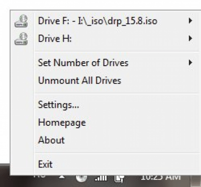 Screenshot of the application ImgDrive - #4