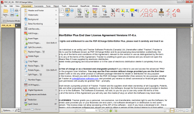 Screenshot of the application PDF-XChange Editor - #1