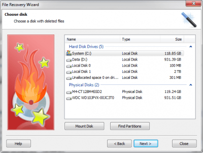 Screenshot of the application Comfy File Recovery - #1