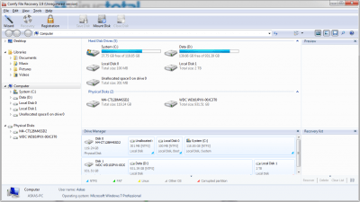 Screenshot of the application Comfy File Recovery - #2