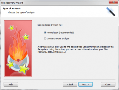 Screenshot of the application Comfy File Recovery - #3