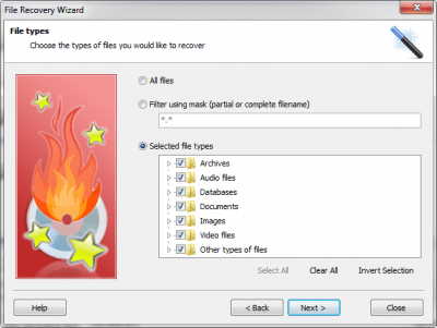 Screenshot of the application Comfy File Recovery - #4
