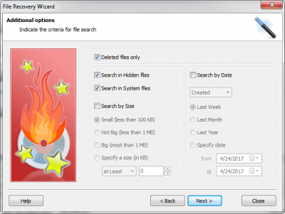 Screenshot of the application Comfy File Recovery - #5