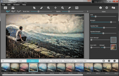 Screenshot of the application Simply HDR - #1