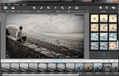 Screenshot of the application Simply HDR - #5